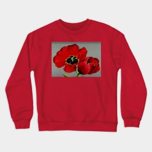 Red Tulips Crewneck Sweatshirt